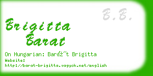 brigitta barat business card